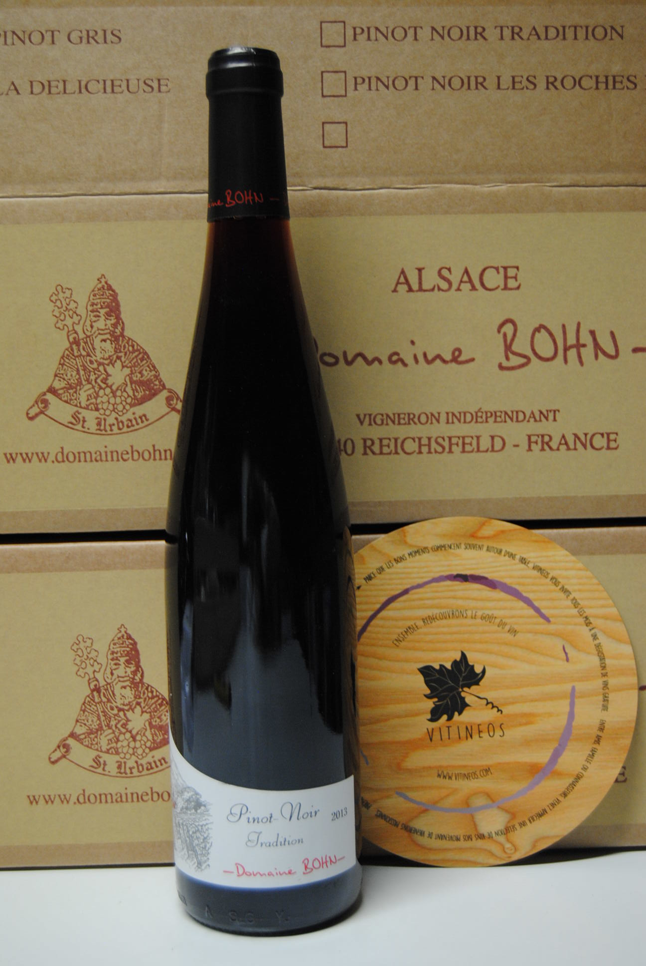 (1008-003) Pinot Noir Tradition 2013 - Rouge Sec Tranquille - Domaine Bohn (Bernard et Arthur Bohn)