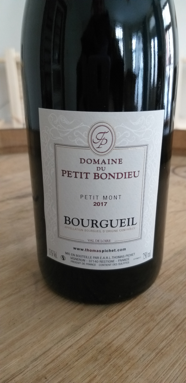 (1010-003) Petit Mont 2019 - Rouge Sec Tranquille - Domaine du Petit Bondieu (Thomas Pichet)