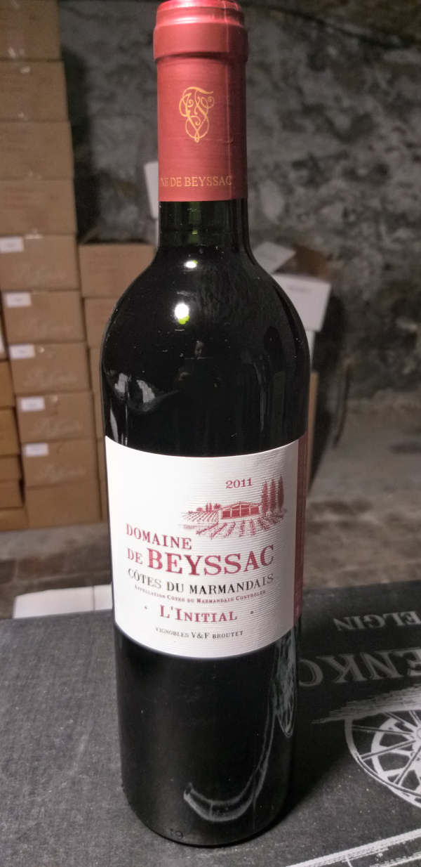(1012-002) Initial 2016 - Rouge Sec Tranquille - Domaine de Beyssac (Frédéric Broutet)