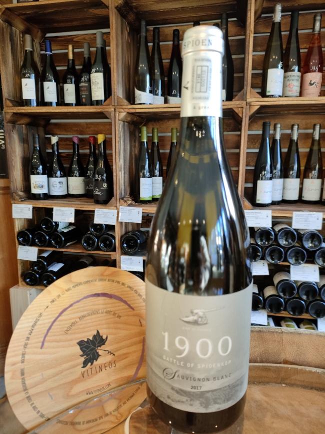 (1017-009) 1900 Sauvignon Blanc 2017 - Blanc Sec Tranquille - Spioenkop Wines (Koen Roose)