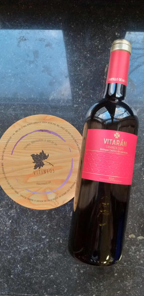 (1019-004) Vitaran Tinto Crianza 2016 - Rouge Sec Tranquille - Castillo de Mendoza (Famille Mendoza)
