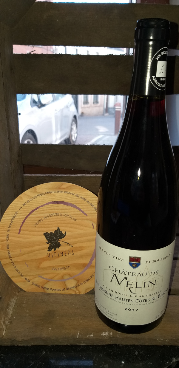(1021-001) Bourgogne Hautes Côtes de Beaune 2019 - Rouge Sec Tranquille - Chateau de Melin (Arnaud de Rats)