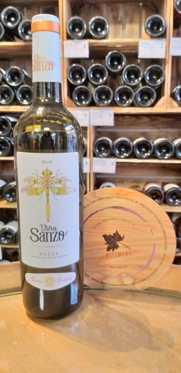 (1034-006) Vina Sanzo Verdejo Vinas Viejas 2019 - Blanc Sec Tranquille - Rodriguez-Sanzo (Javier Rodriguez)