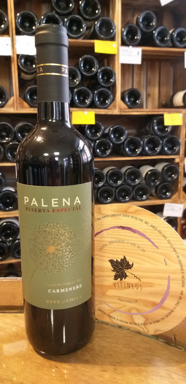 (1060-001) Carmenere Reserva 2017 - Rouge Sec Tranquille - Palena