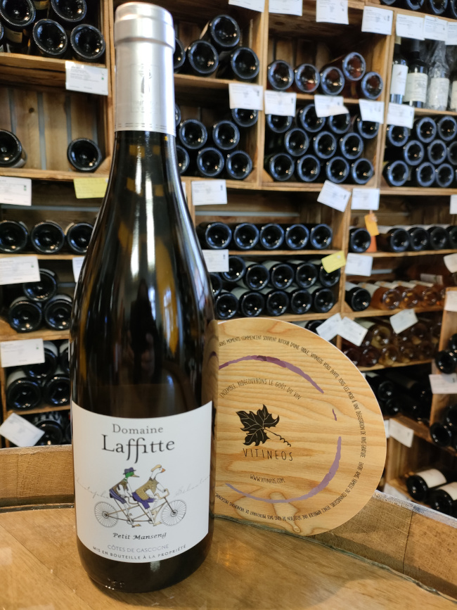 (1081-002) Côtes de Gascogne Petit Manseng 2019 - Blanc Moelleux Tranquille - Domaine des Frères Laffitte (Christophe et Sébastien Laffitte)