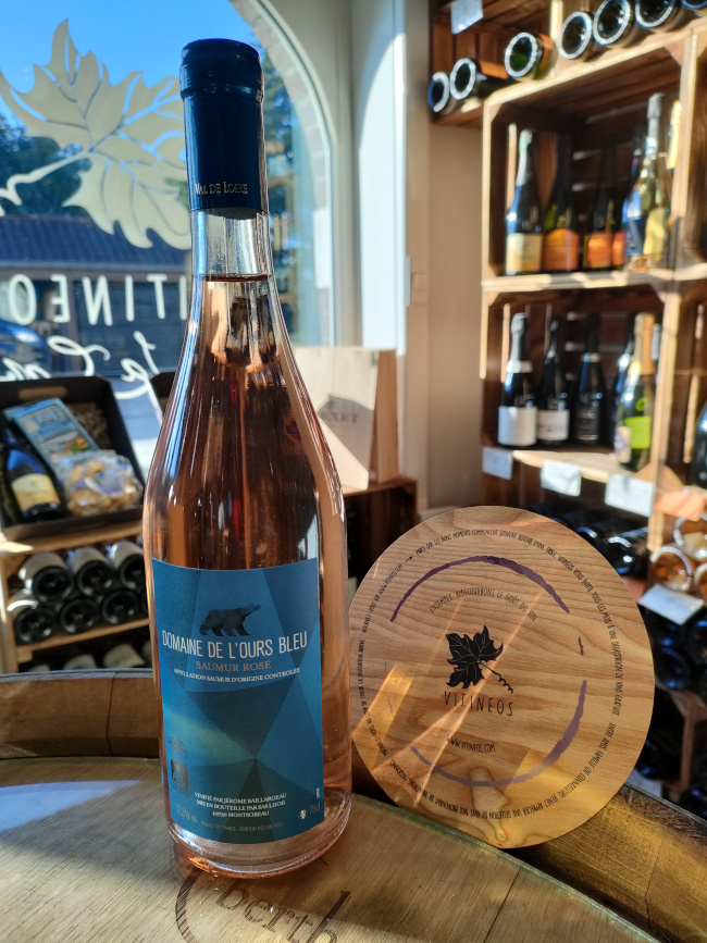 (1113-001) Saumur Rosé 2021 - Rosé Sec Tranquille - Domaine de l'Ours Bleu (Jérôme Baillargeau)