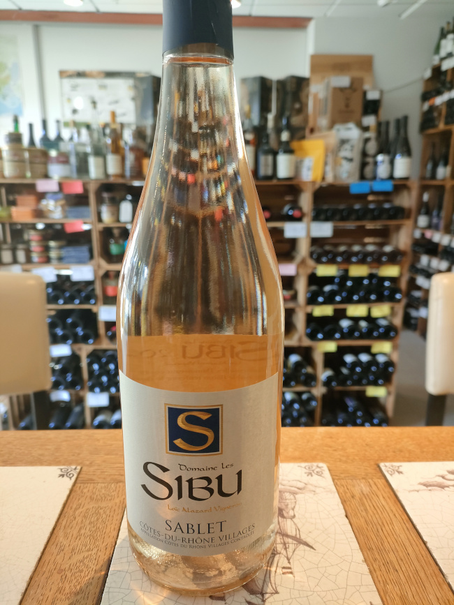(1124-001) Sablet Rosé 2023 - Rosé Sec Tranquille - Domaine les Sibu (Loic Alazard)