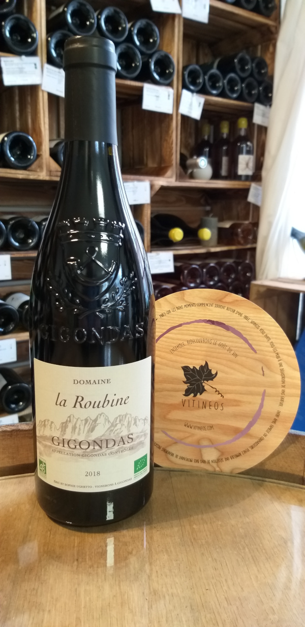 (1038-001) Gigondas 2019 - Rouge Sec Tranquille - Domaine de la Roubine (Eric et Sophie Ughetto )