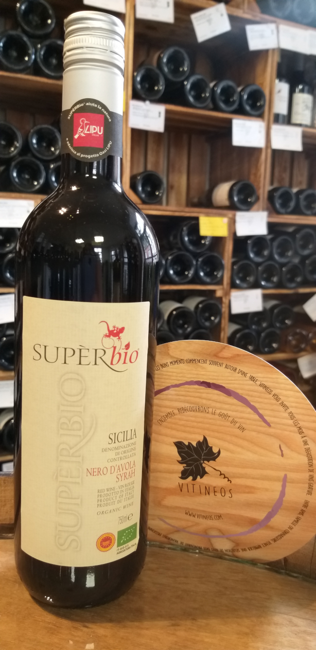(1054-001) Superbio Nero d'Avola-Syrah 2020 - Rouge Sec Tranquille - Vinicola Decordi (Famille Decordi)