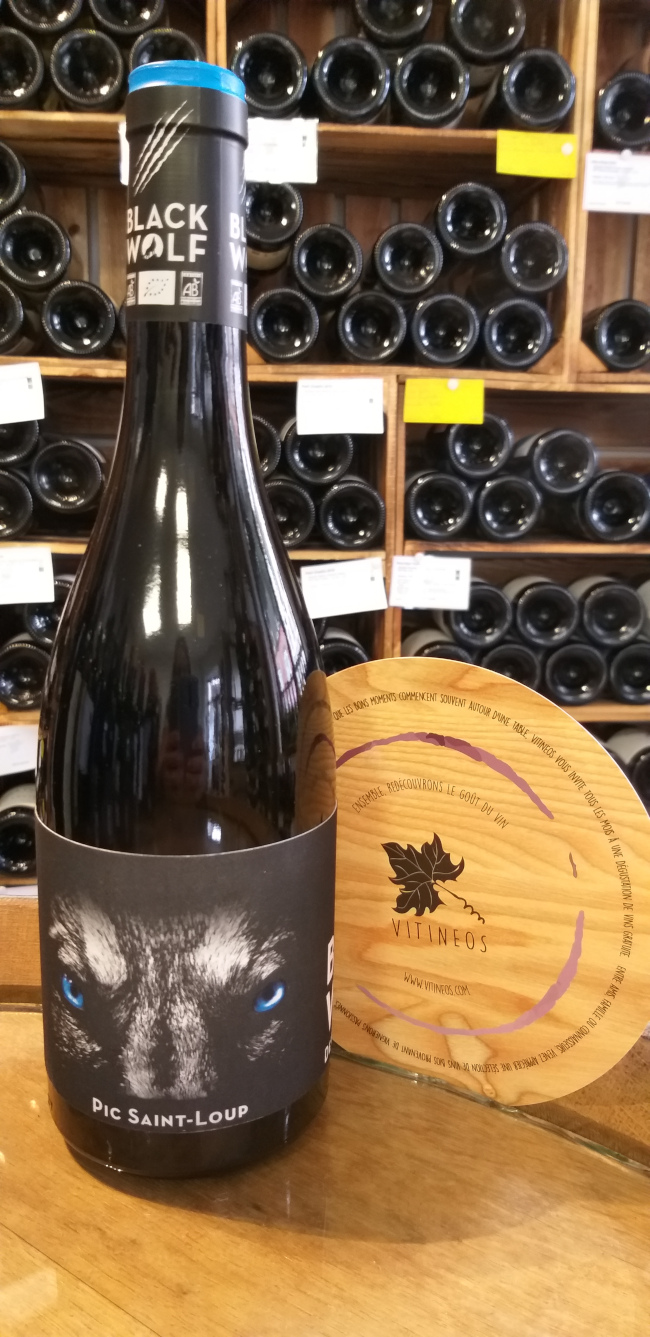 (1055-001) Black Wolf 2020 - Rouge Sec Tranquille - Vignobles Vellas