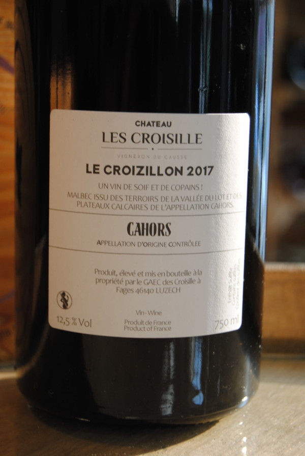 (1027-001) Croizillon 2023 - Rouge Sec Tranquille - Château Les Croisille (Famille Croisille)
