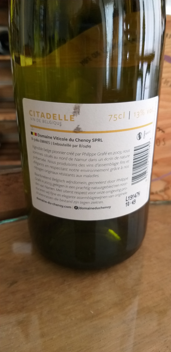 (1030-001) Citadelle 2018 - Blanc Sec Tranquille - Domaine Viticole du Chenoy (Frères Despatures)
