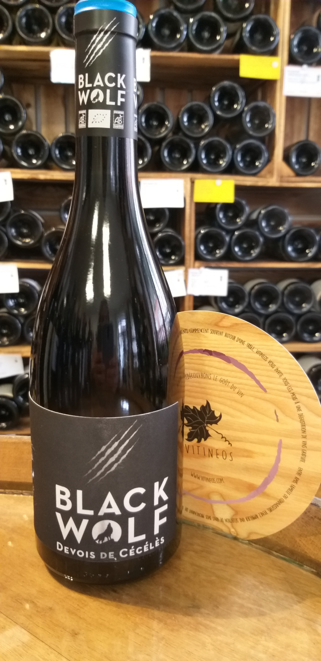 (1055-001) Black Wolf 2020 - Rouge Sec Tranquille - Vignobles Vellas