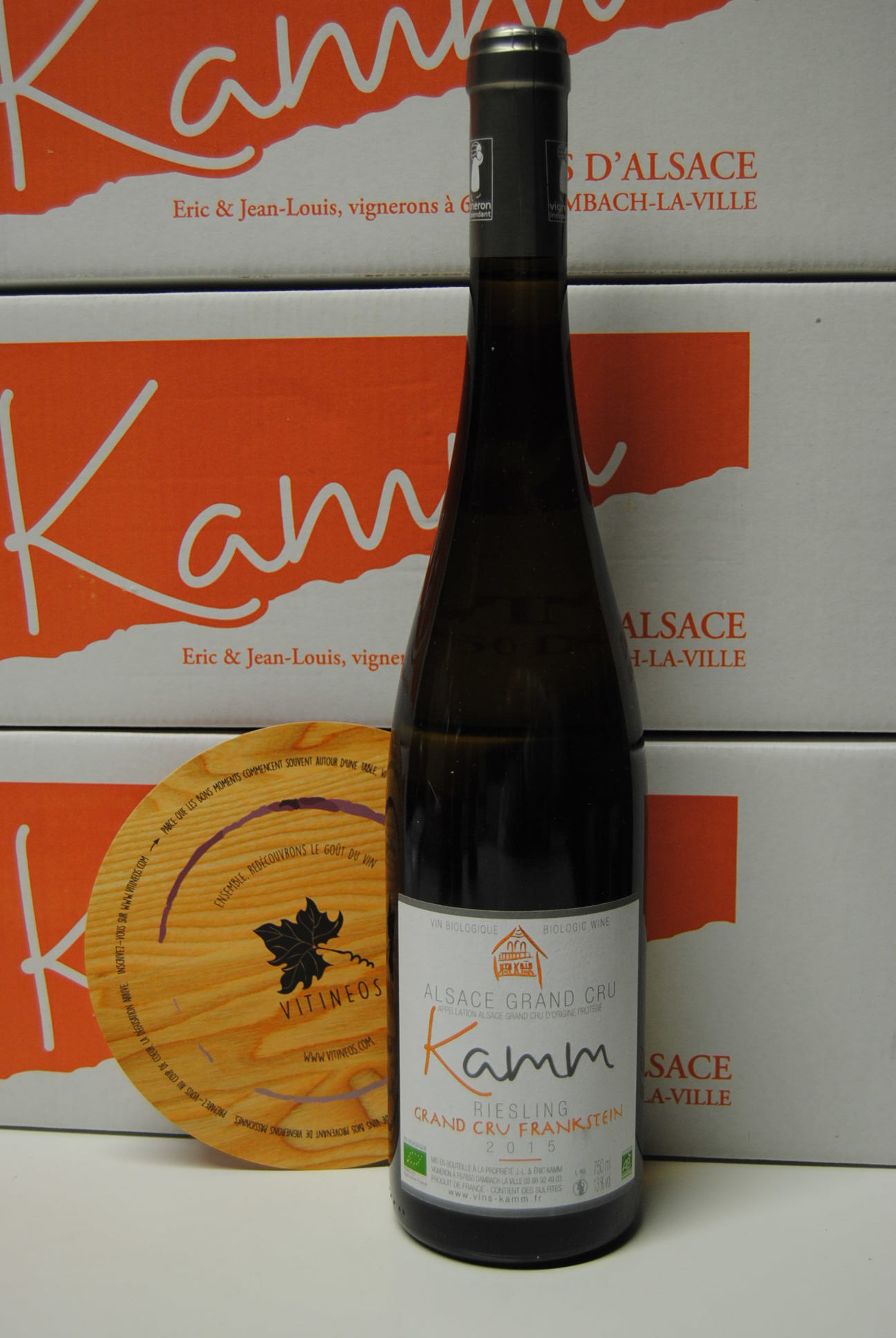 (1007-002) Riesling Grand Cru Frankstein 2018 - Blanc Sec Tranquille - Domaine Kamm (Jean-Louis et Eric Kamm)