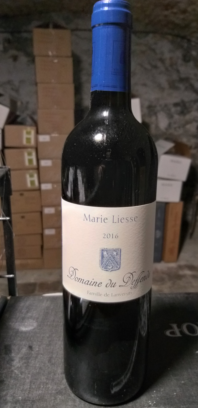 (1015-002) Marie-Liesse 2016 - Rouge Sec Tranquille - Domaine du Deffends (Famille de Lanversin)