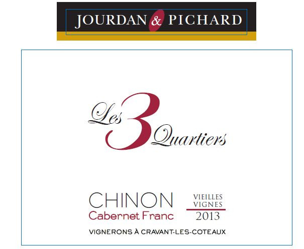 (1004-003) Trois Quartiers 2014 - Rouge Sec Tranquille - Domaine Jourdan (Francis Jourdan)