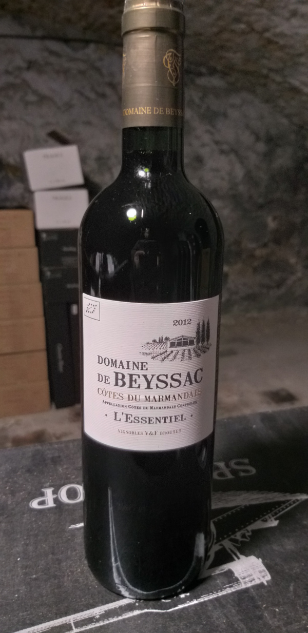 (1012-003) Essentiel 2016 - Rouge Sec Tranquille - Domaine de Beyssac (Frédéric Broutet)