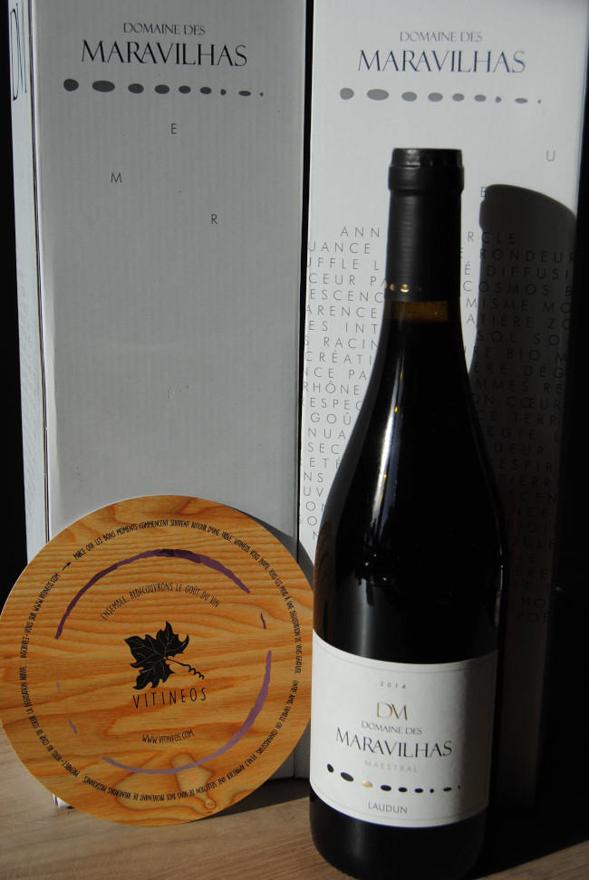 (1003-003) Maestral 2018 - Rouge Sec Tranquille - Domaine des Maravilhas (Jean-Frédéric Bistagne)