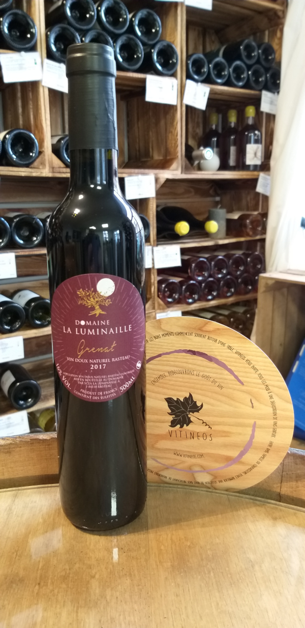 (1039-003) Rasteau VDN Grenat 2017 - Rouge Moelleux Muté - Domaine de la Luminaille (Julie Paolucci et Nicolas Bres)