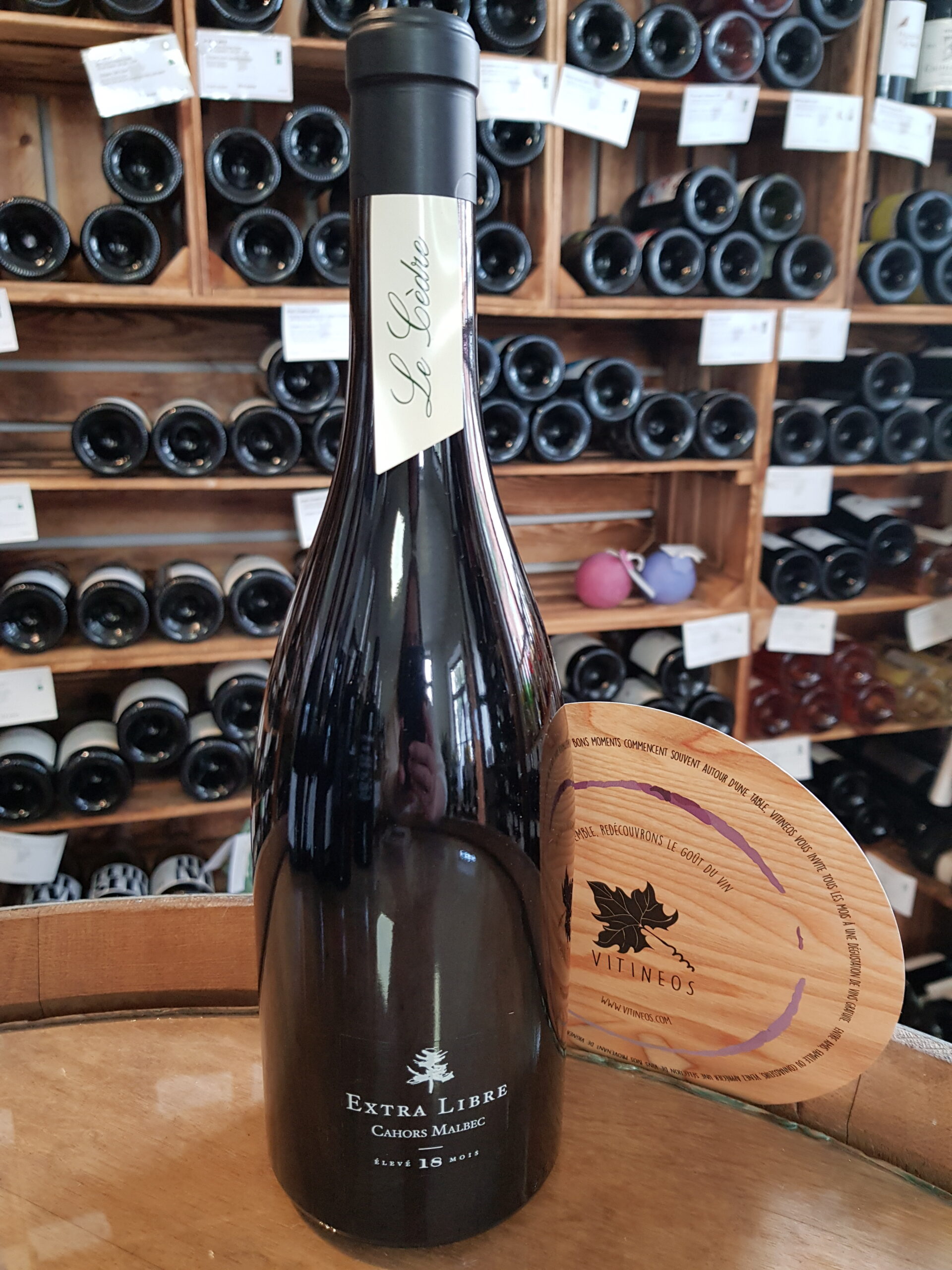 (1046-003) Extra-Libre 18 mois 2016 - Rouge Sec Tranquille - Château du Cèdre (Pascal et Jean-Marc Verhaeghe)