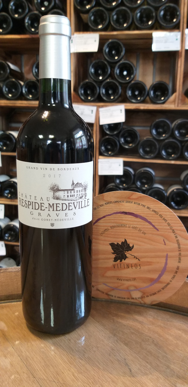 (1050-003) Château Respide 2019 - Rouge Sec Tranquille - Gonet-Médeville (Julie Gonet-Médeville)