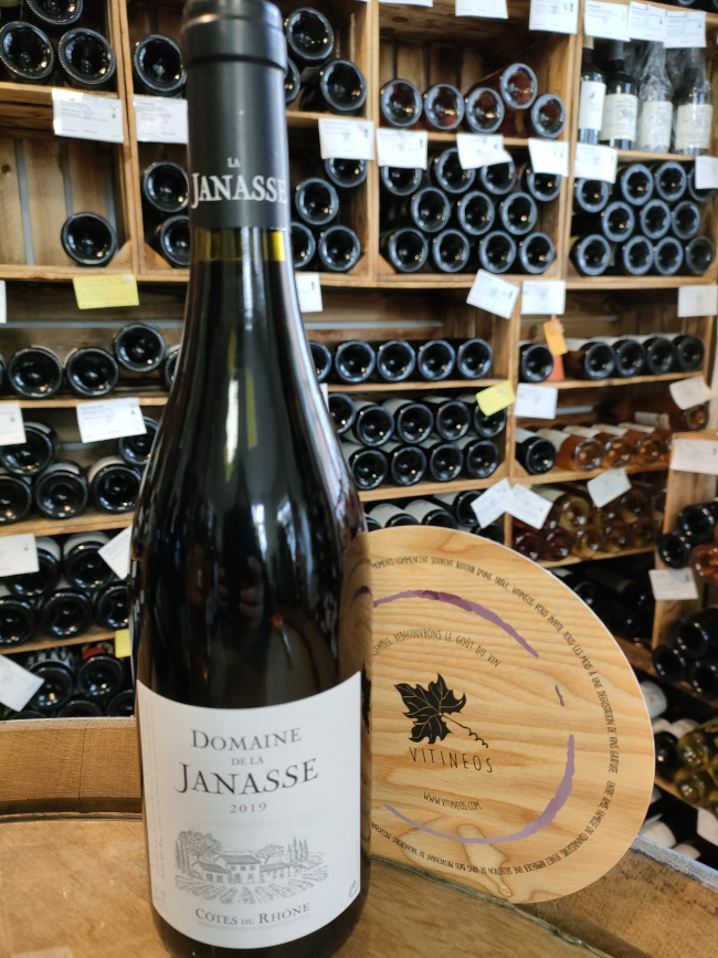 (1052-003) Côtes du Rhône 2019 - Rouge Sec Tranquille - Domaine de la Janasse (Famille Sabon)