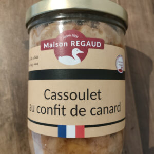 (9013-003) Cassoulet au confit de Canard 750g - Conserverie Regaud