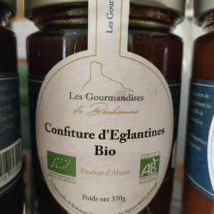(9017-003) Confiture d'eglantine bio 370g - Les Gourmandises du Bonhomme