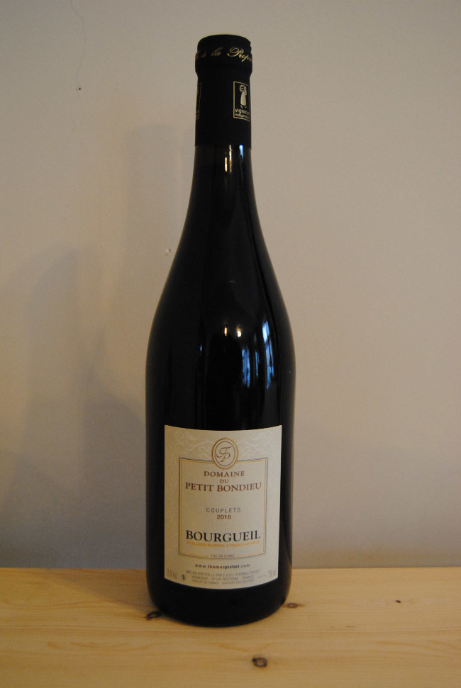 (1010-004) Les Couplets 2020 - Rouge Sec Tranquille - Domaine du Petit Bondieu (Thomas Pichet)