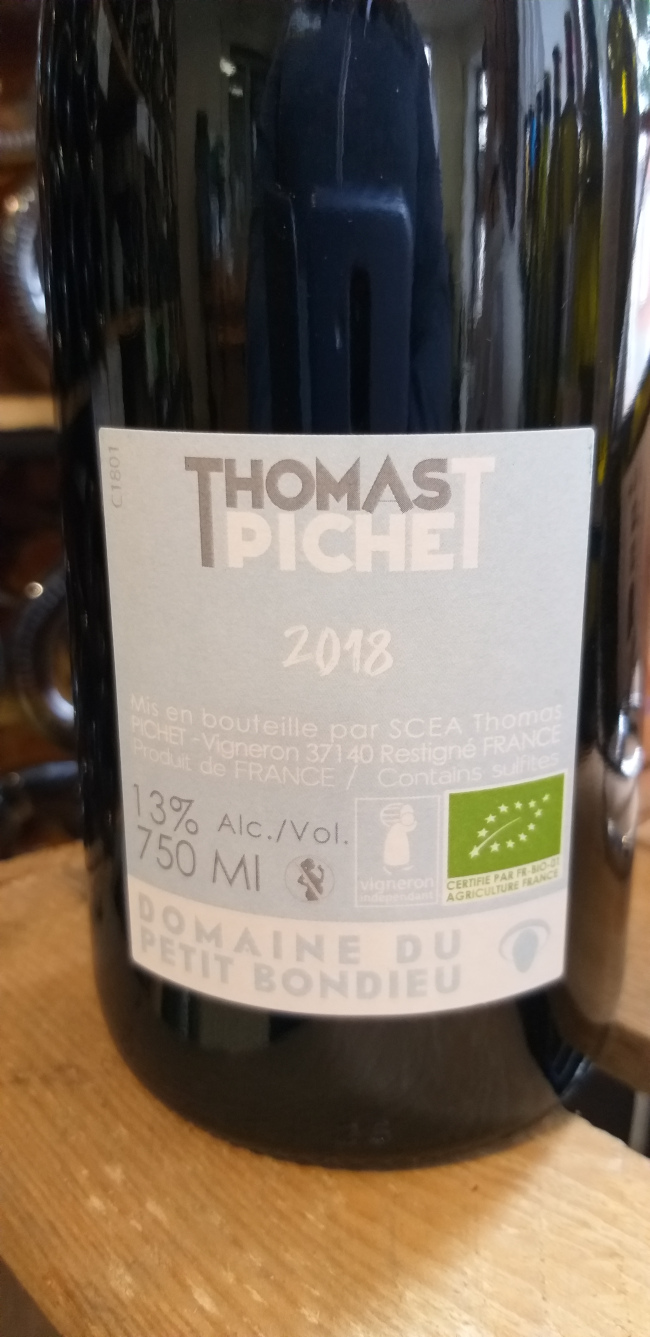 (1010-005) Céleste 2020 - Rouge Sec Tranquille - Domaine du Petit Bondieu (Thomas Pichet)
