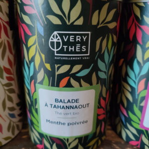 (9020-006) Thé Vert Balade à Tahannaout (menthe poivrée) 85g - Very Thés