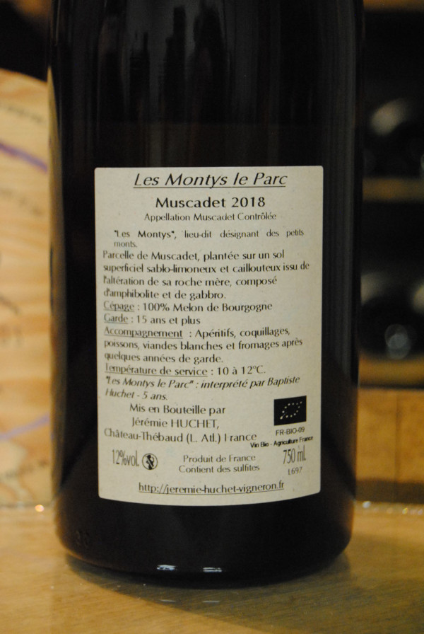 (1020-006) Les Montys Le Parc 2021 - Blanc Sec Tranquille - Vignobles Jérémie Huchet (Jérémie Huchet)