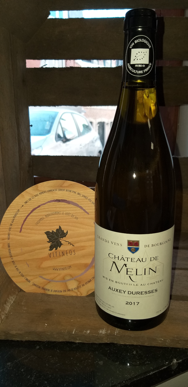 (1021-008) Auxey Duresses 2017 - Blanc Sec Tranquille - Chateau de Melin (Arnaud de Rats)