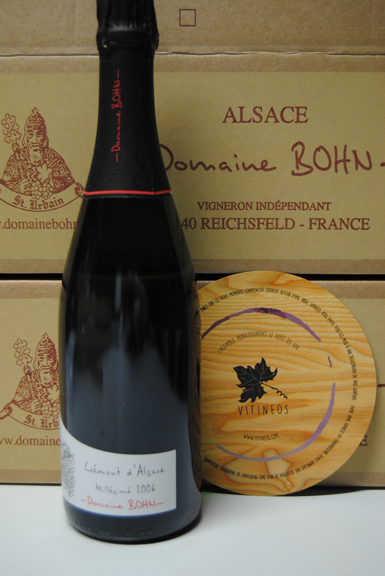 (1008-008) Crémant d'Alsace Millésimé 2008 - Blanc Sec Pétillant - Domaine Bohn (Bernard et Arthur Bohn)
