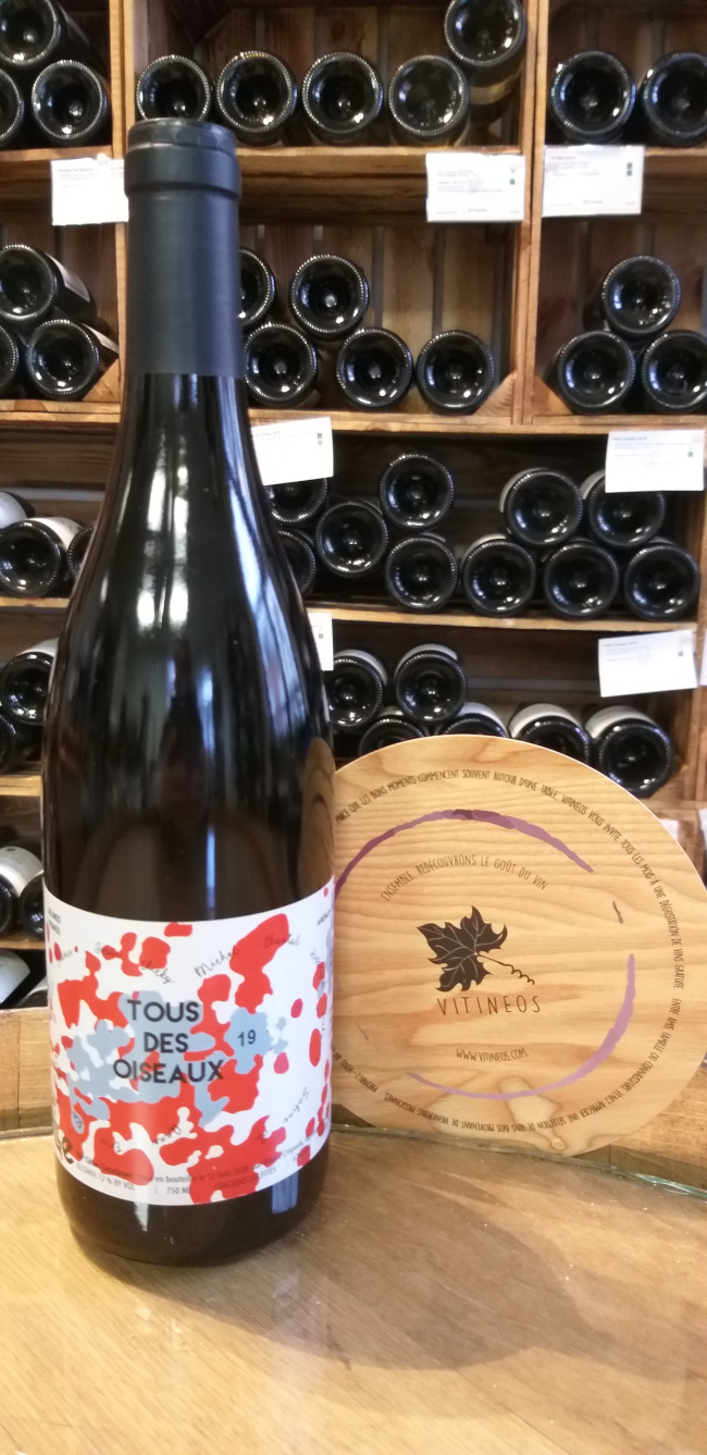 (1014-008) Tous des Oiseaux 2017 - Rouge Sec Tranquille - Vignobles Réveille (France Crispeels)