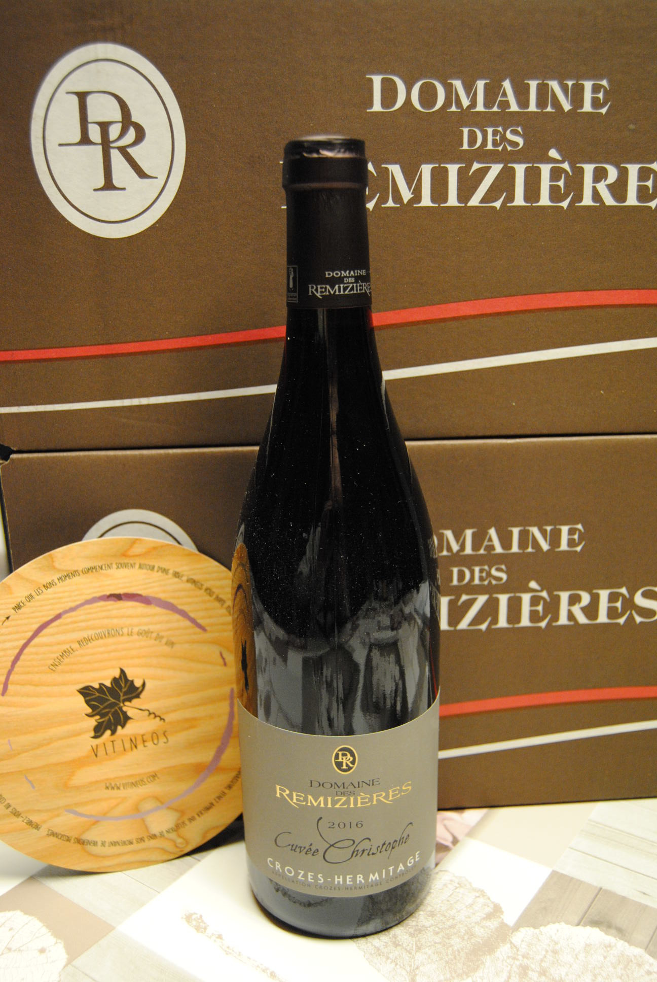 (1002-009) Crozes-Hermitage Cuvée Christophe 2023 - Rouge Sec Tranquille - Domaine des Remizières (Famille Desmeures)