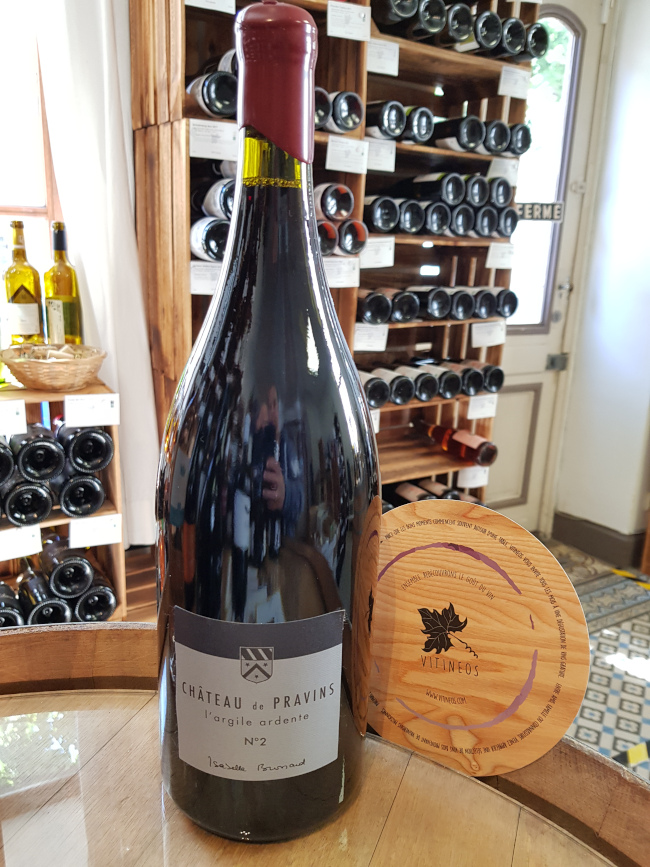 (1001-009) L'Argile Ardente n°2 Magnum 2016 - Rouge Sec Tranquille - Chateau de Pravins (Isabelle Brossard)