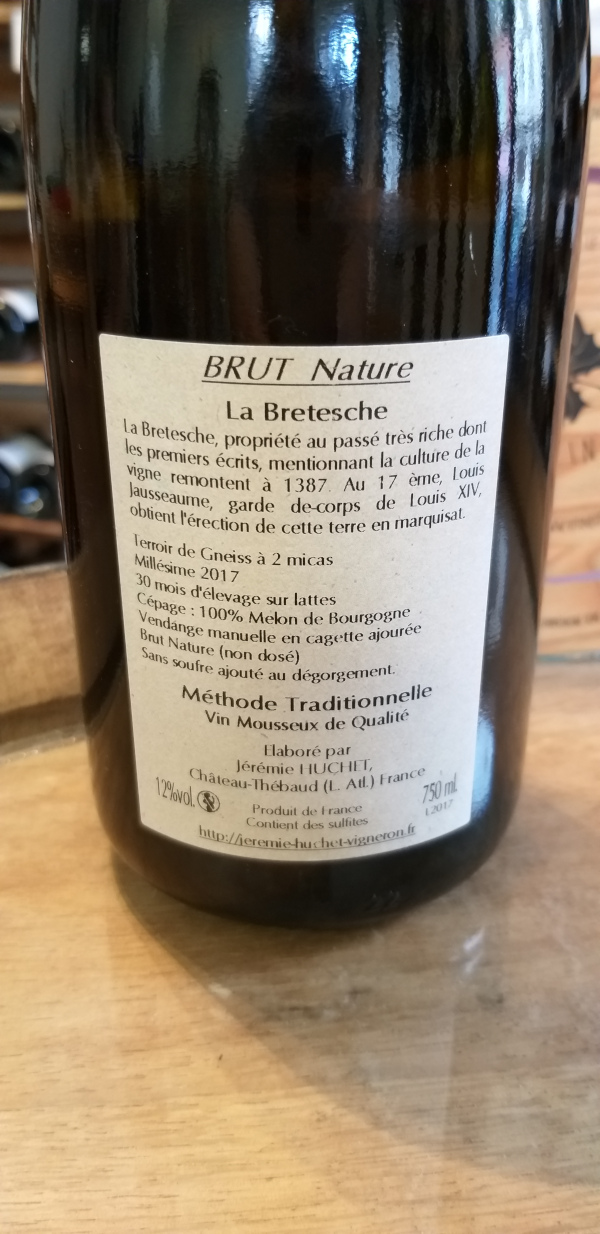 (1020-009) La Bretesche 2022 - Blanc Brut Pétillant - Vignobles Jérémie Huchet (Jérémie Huchet)